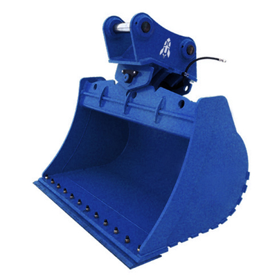 1 - 50 Ton Mini Excavator Power Tilt Bucket Rotating For River Cleaning