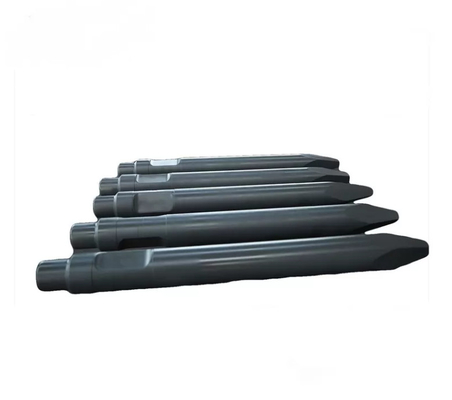 TNB100 CAT Excavator Breaker Chisel 115mm Dia Hydraulic Drill Rod