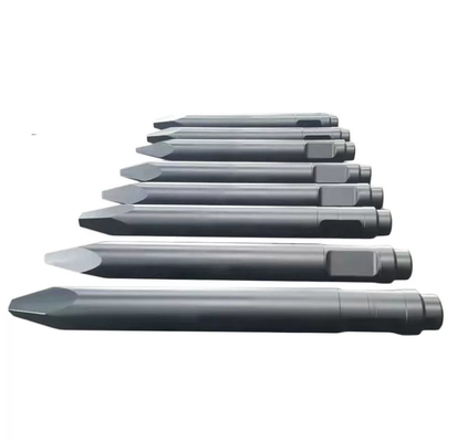 85mm Moil Point Excavator Breaker Chisel Sb35 40cr 42crmo Customized