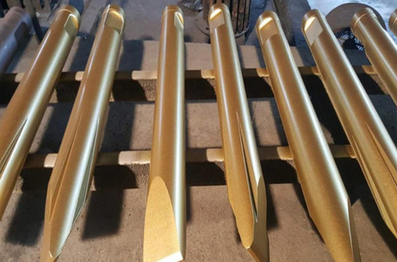 DMB210 Excavator Breaker Chisel 40 or 42cr Metallurgy For Hydraulic Breaker