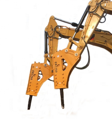 40 - 55 Ton Excavator Breaker Hammer Mining Hydraulic Breaker Attachment