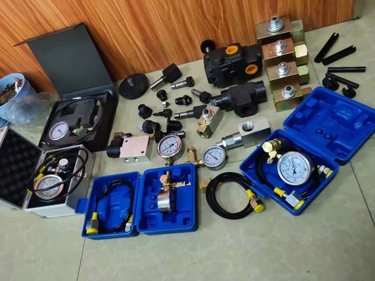 Excavator Hydraulic Pressure Gauge Set Measurement Alloy Steel