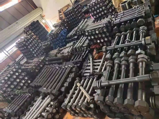 Black Hydraulic Stainless Steel Bolt Screw 24*128 For Excavator