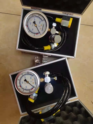 Nitrogen Gas Excavator Breaker Parts Charging Meter Oil Pressure Test Gauge